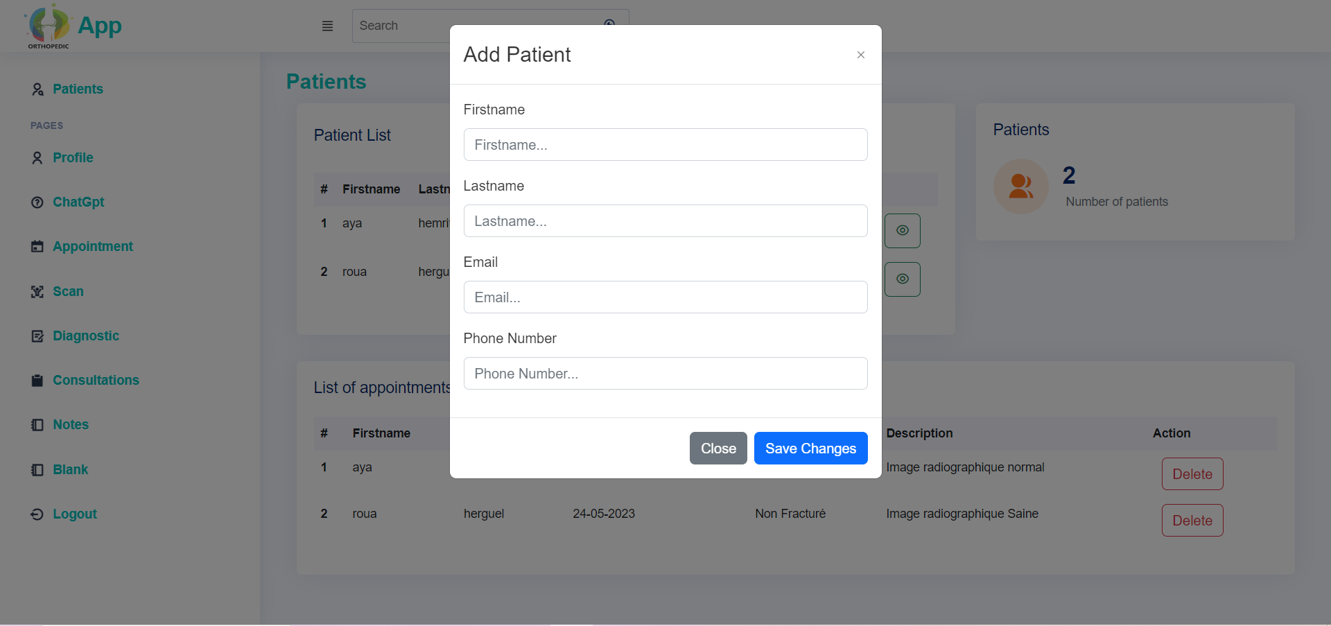 Plateforme Médicale 2